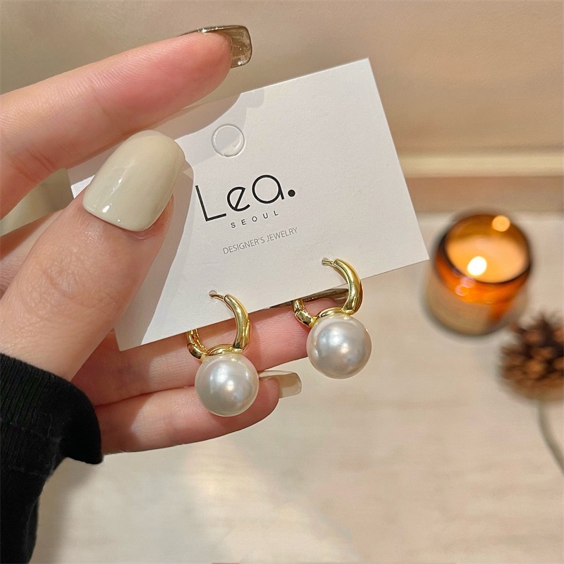 Bông Tai Ngọc Trai Thời Trang Sang Trọng Cho Nữ 22 Năm F705