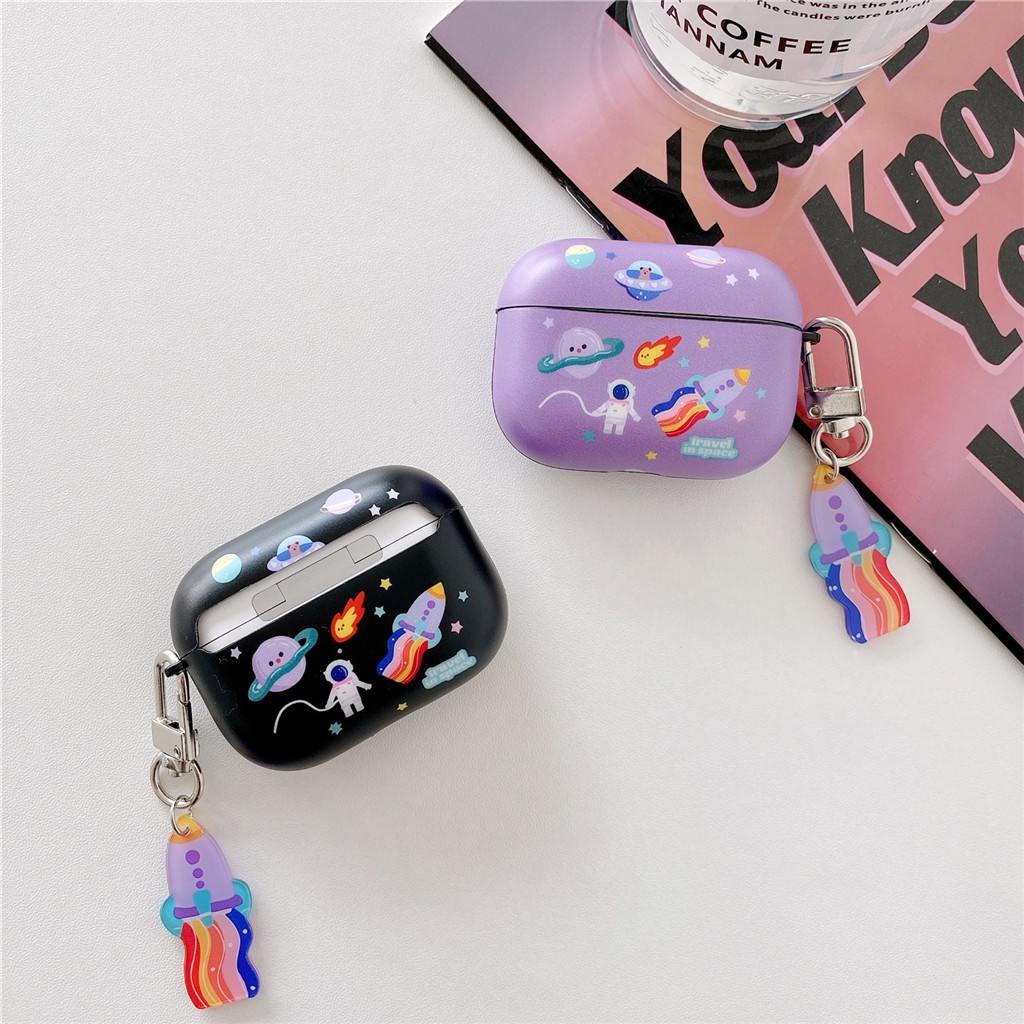 Vỏ đựng hộp tai nghe hoạt hình không gian IMD cho iPhone AirPods Pro AirPods 1/2 | BigBuy360 - bigbuy360.vn