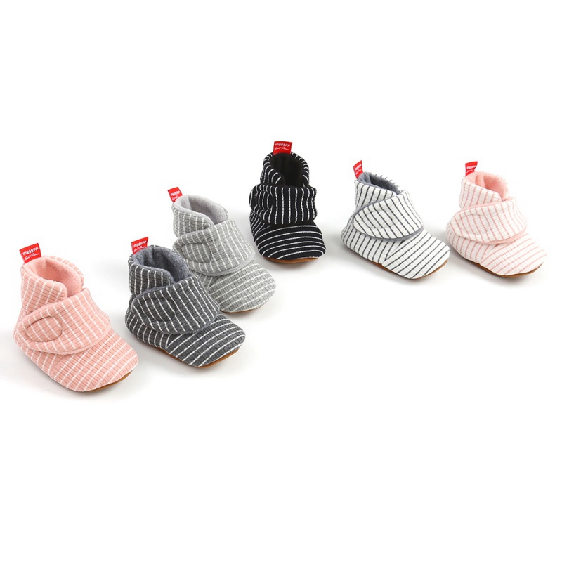 Giày vải đế mềm mại giữ ấm thời trang dành cho trẻ em