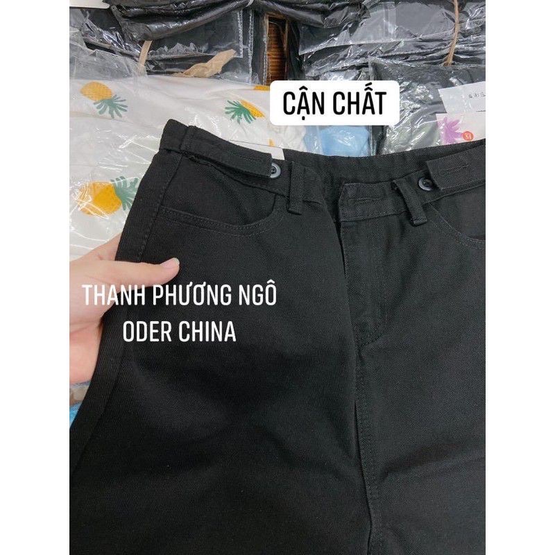 Quần shost ngố đen dáng lửng