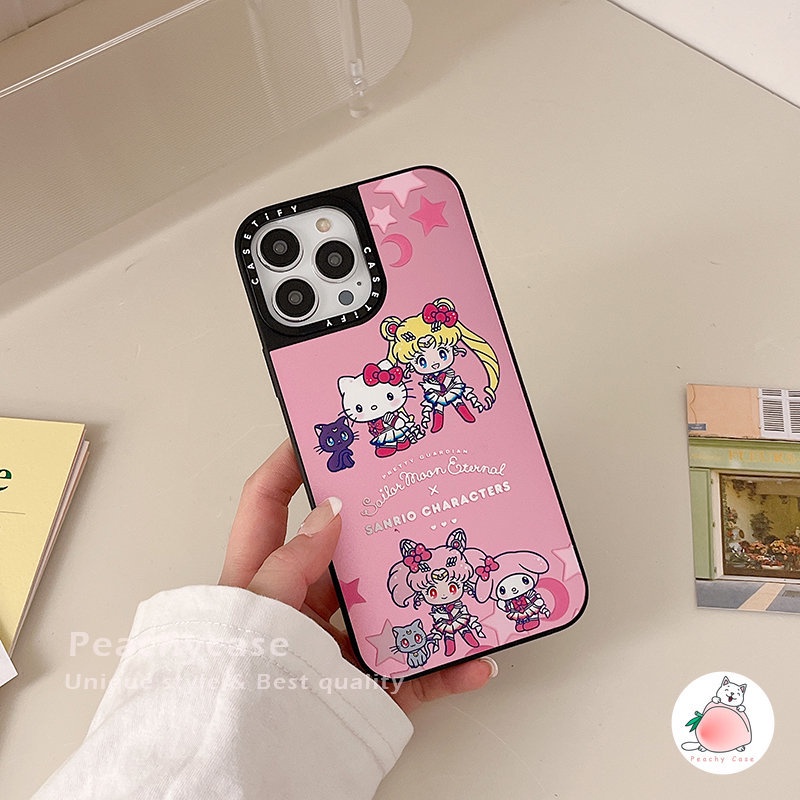 SANRIO Ốp Điện Thoại Mềm Chống Sốc In Hình Thủy Thủ Mặt Trăng Dễ Thương Cho iPhone 14 13 12 Pro Max 12pro 13pro 12promax