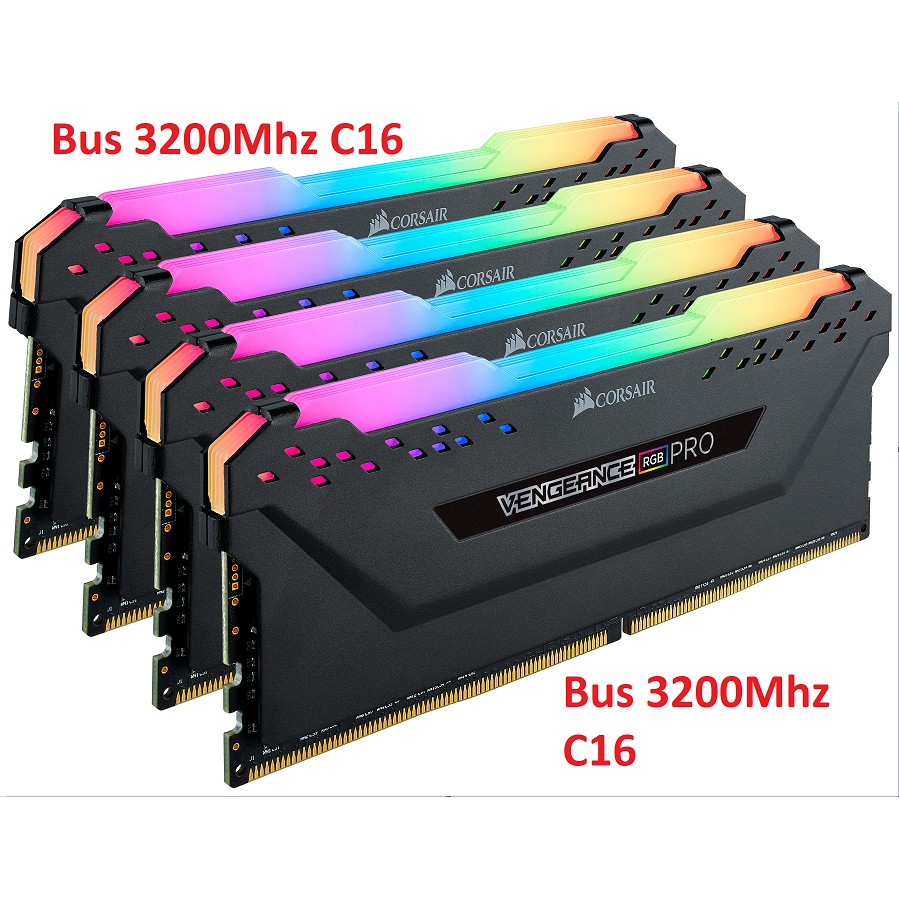 Ram Corsair Vengeance RGB Pro DDR4 KIT 16GB (2x8GB) Bus 3200Mhz C16