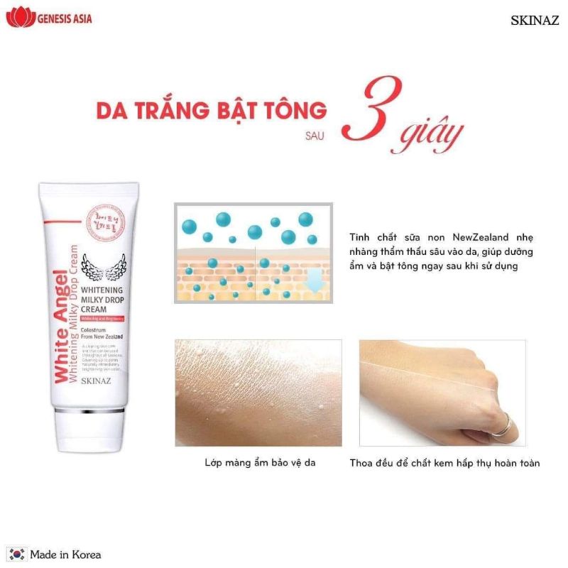 KEM WHITE ANGEL SKINAZ HÀNG CÔNG TY CHÍNH HÃNG