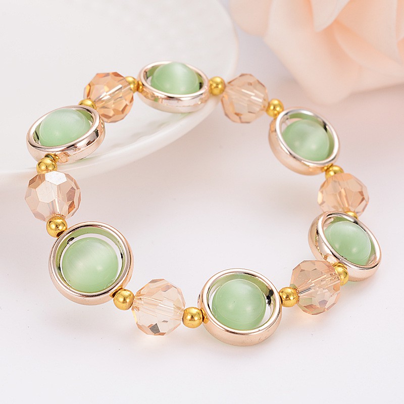 [HOT 2021] [Mới] Vòng tay đẹp cho nữ TS02, vòng thời trang dạng chuỗi hạt nhiều màu, phong cách Hàn Quốc trẻ trung