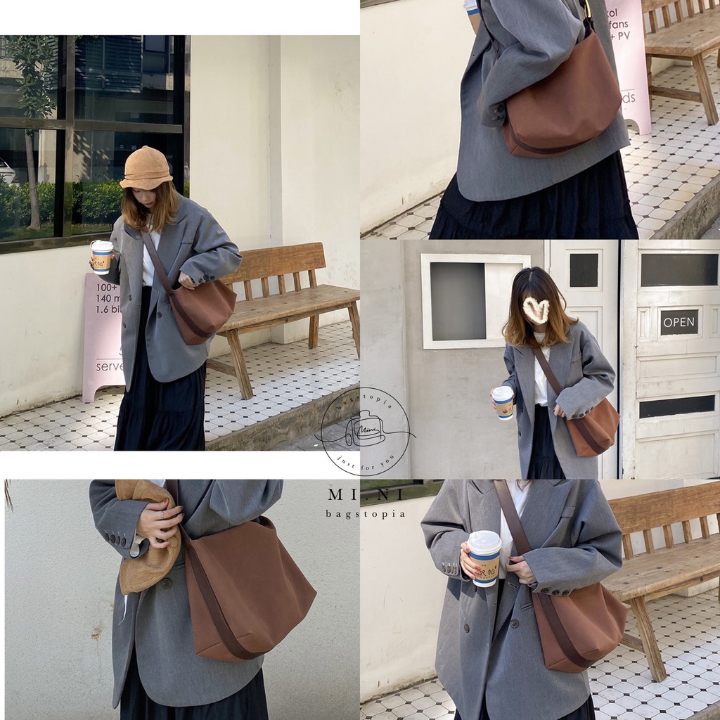 [Mã WAMT2405 giảm 10k đơn 0k] Túi Đeo Chéo Chất Da Lộn Size To phong cách streetwear 2021 | BigBuy360 - bigbuy360.vn
