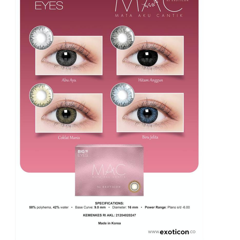 (Hàng Mới Về) Phấn Mắt Mềm Mịn X2 Mac / Eye I Eyes (Big Eyes)