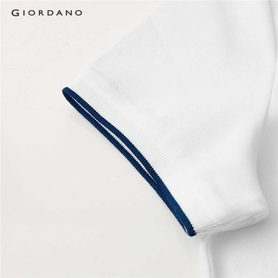 Áo polo GIORDANO 05311399 vải pique thời trang dành cho nữ