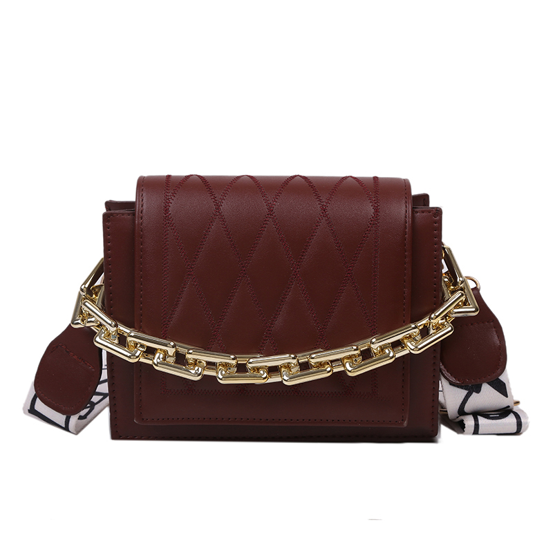 Túi Đeo Chéo Phối Dây Xích Thời Trang Dành Cho Nữ