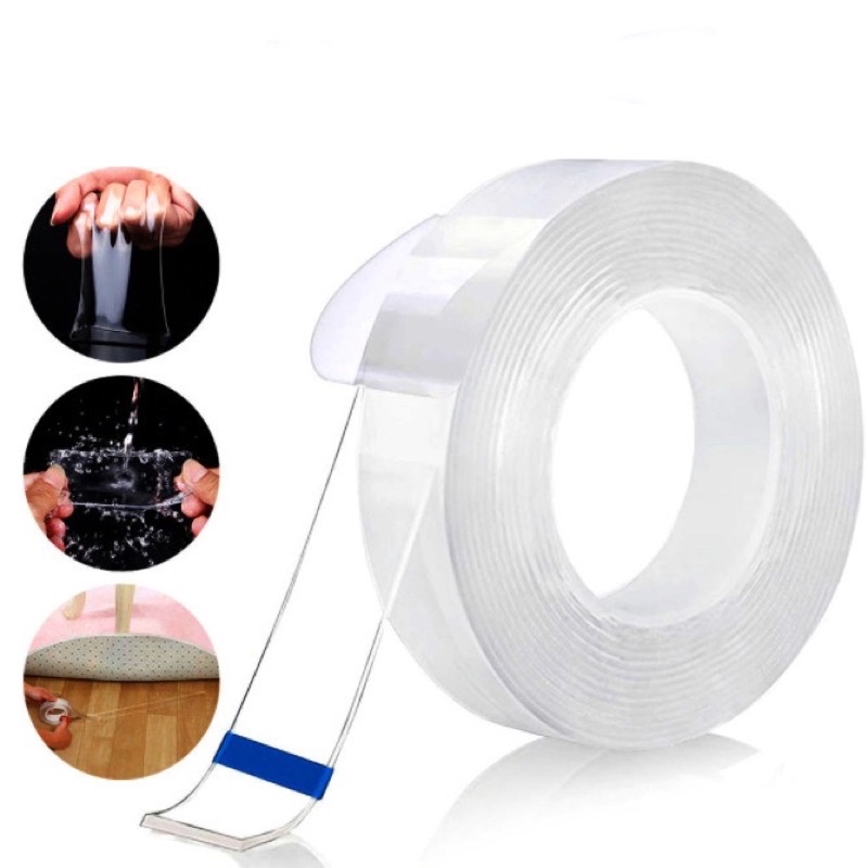 CUỘN 3 MÉT  Băng Keo 2 Mặt Siêu Dính Loại