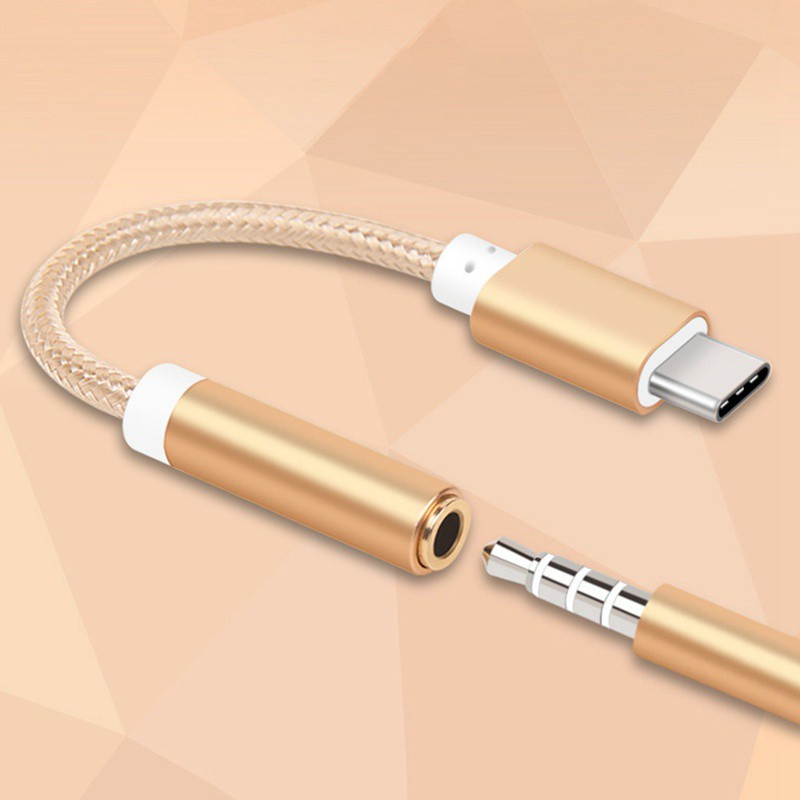 Cáp Chuyển Đổi Âm Thanh Usb Type C 3.5 Type-C Sang 3.5mm Cho Xiaomi 6