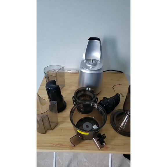 Máy Ép Chậm SHARP KS-689 Hàng Chính Hãng, Công Suất 250W,Cổ Máy To Ép Nguyên Trái Siêu Kiệt BH 12 Tháng