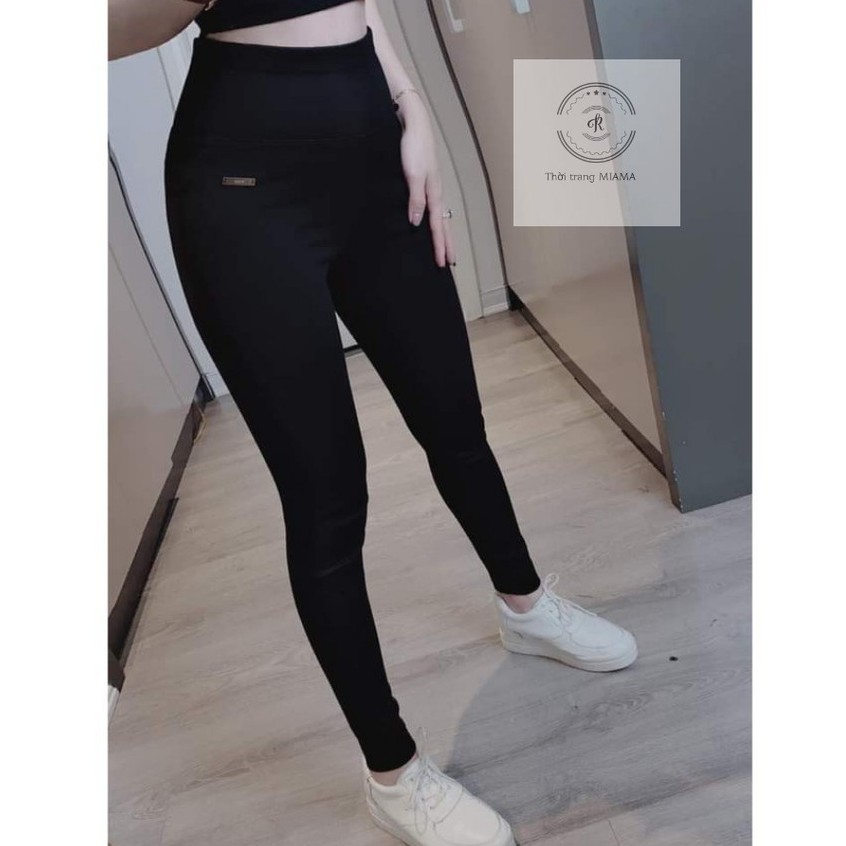 Quần legging nữ cạp cao bản to gen bụng vải umi mềm co giãn bigsize có túi - Quần tregging lưng cao xuất túi hộp cao cấp | BigBuy360 - bigbuy360.vn