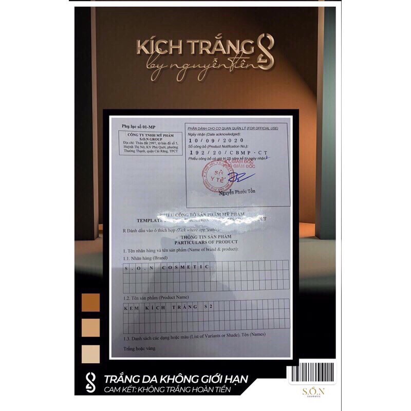 Combo 3 hộp Body kích trắng  S2 S.O.N ( TẶNG KÈM MUỖNG TRỘN KEM) | BigBuy360 - bigbuy360.vn