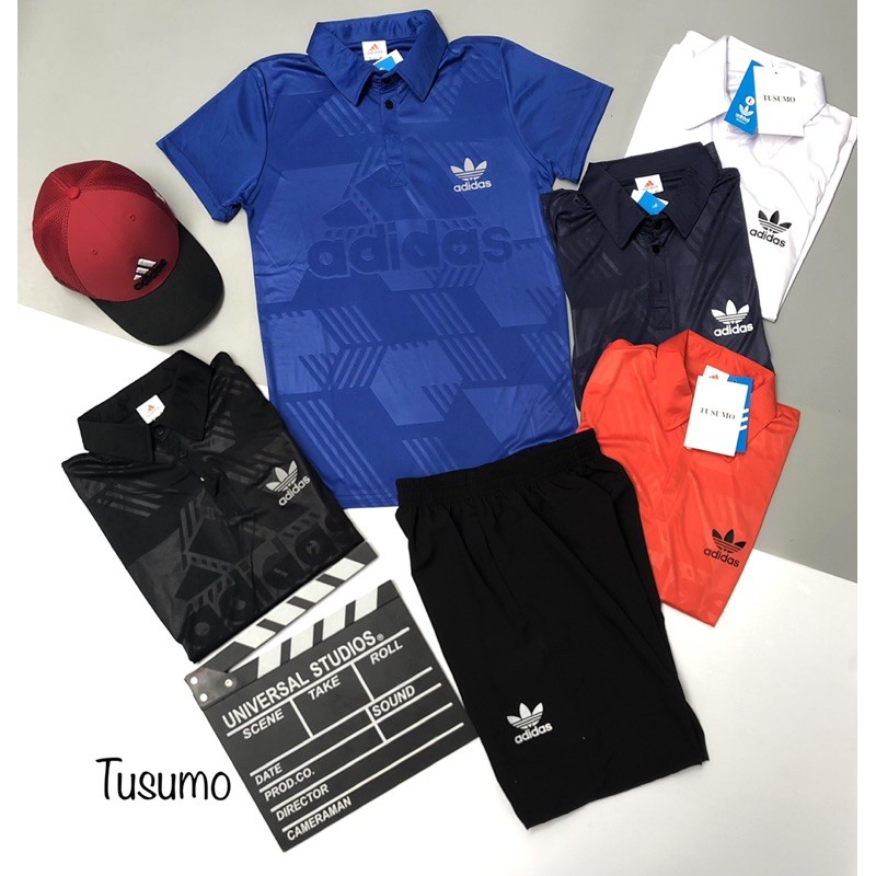 Bộ quần áo thể thao nam cổ bẻ . Bộ quần áo nam cộc tay 07 | BigBuy360 - bigbuy360.vn