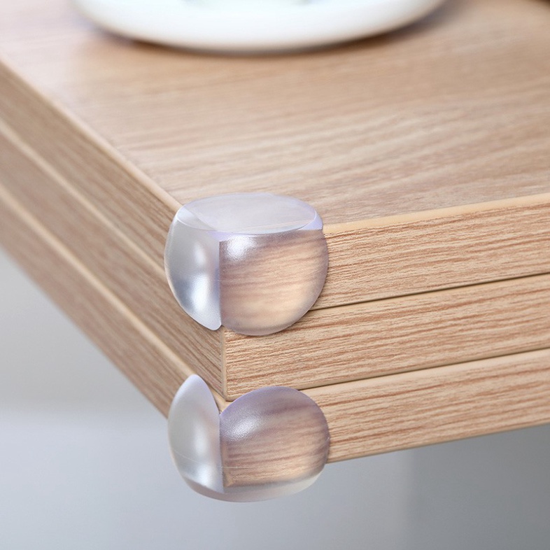 Bịt góc bàn, cạnh bàn, tủ kệ bằng silicon an toàn cho bé