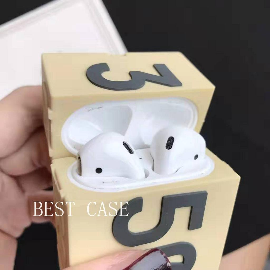 Vỏ Bảo Vệ Hộp Đựng Tai Nghe Airpods Pro/1/2 Bằng Silicon Mềm Chống Sốc