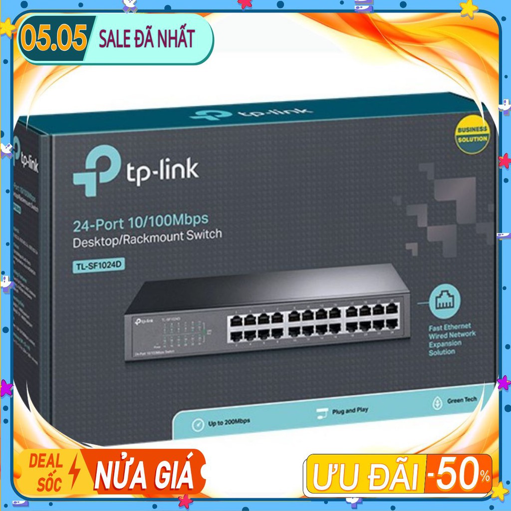 Switch TP-Link TL SF1024D 24-port 10/100Mbps SIÊU MÊM SIÊU MÊM