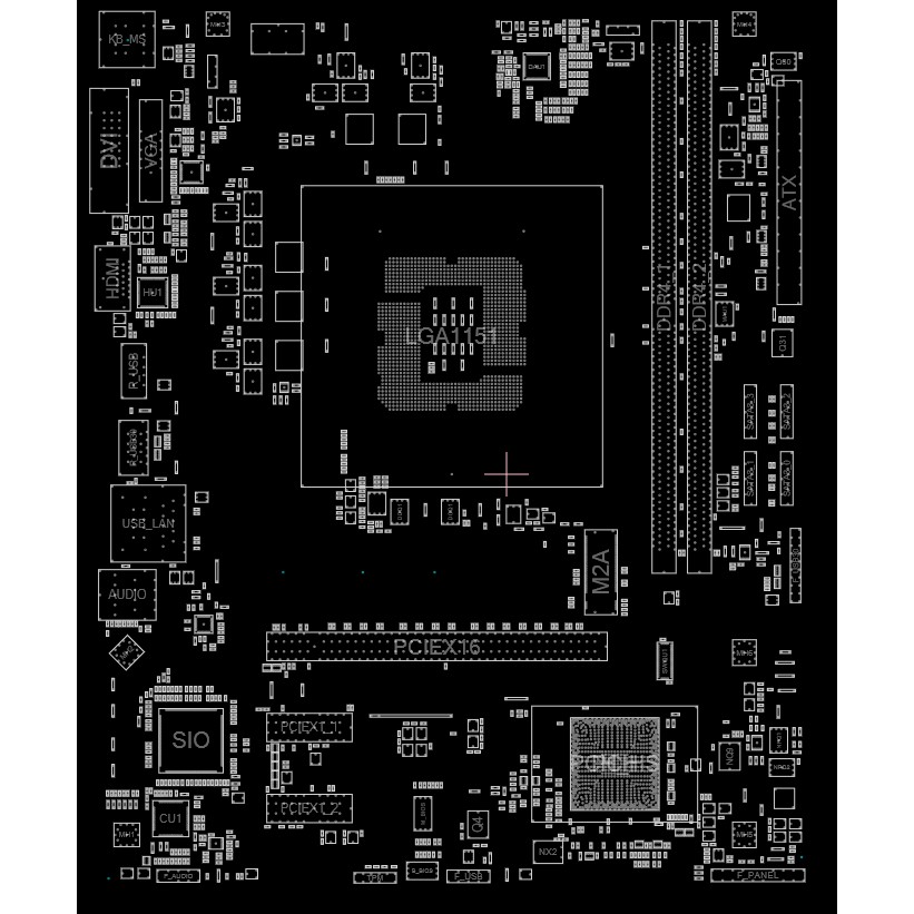 Sơ đồ mạch và Boardview main Gigabyte H310M S2H 2.0 rev 1.0