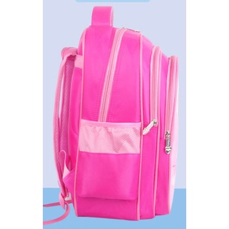 Balo chống gù in hoạt hình 3D Elsa siêu nhân cho học sinh cấp 1 thích hợp cho cả bé trai lẫn gái 42x32x22cm