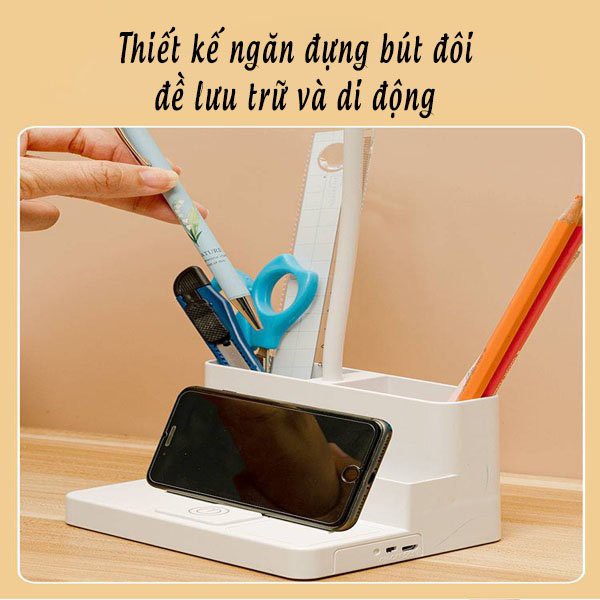 Đèn Học Đọc Sách, Làm Việc, Đèn Học Để Bàn Chống Cận Sạc Tích Điện, ASAKI OFFICIAL