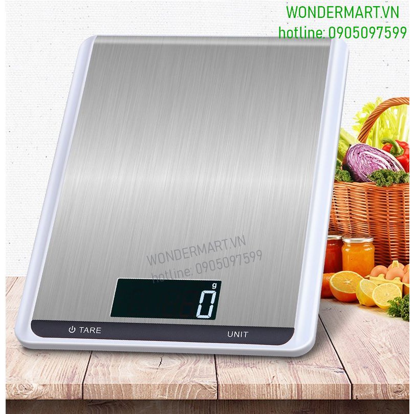 Cân điện tử Digital Scale CX-518 10kg nút cảm ứng màn hình LED cao cấp