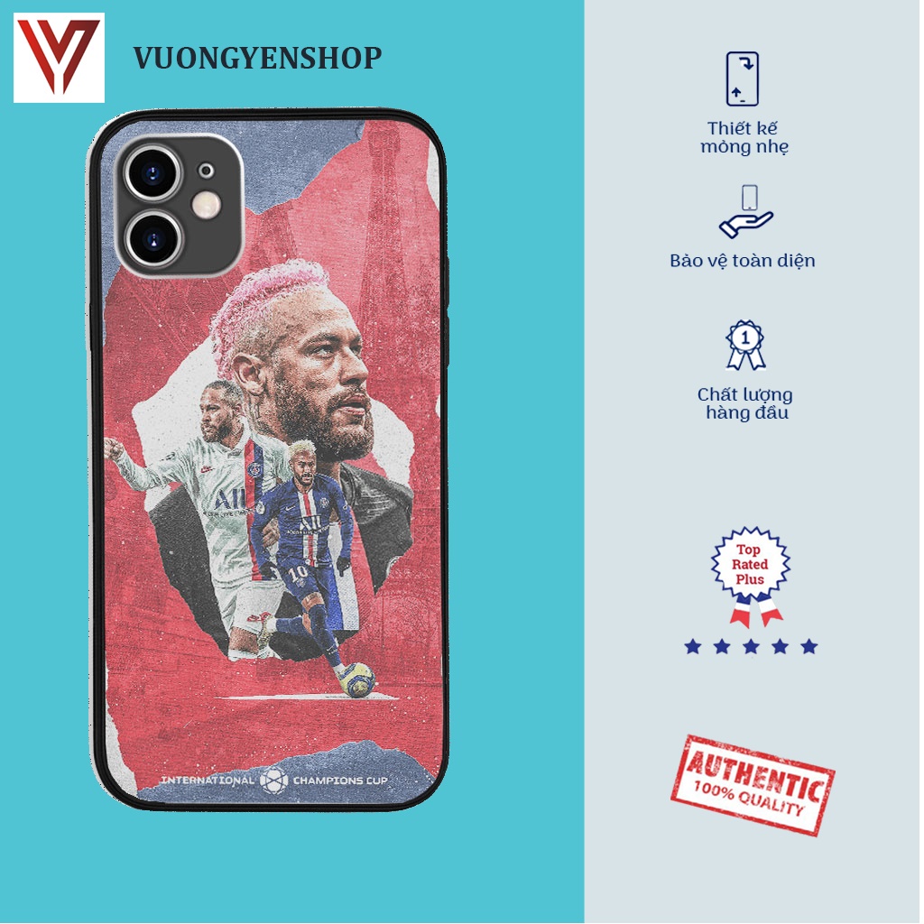Ốp lưng cầu thủ Neymar trong màu áo PSG cho IPHONE và SAMSUNG  FOO20210025