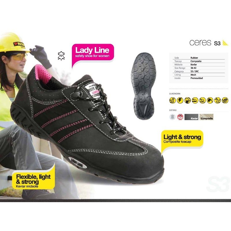 Giày bảo hộ nữ Safety Jogger Ceres