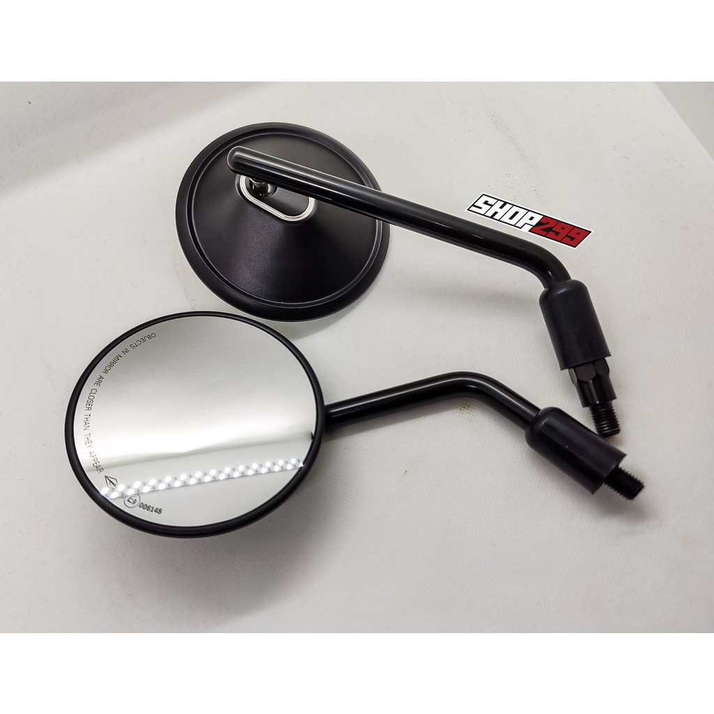 Gương Chiếu Hậu Tròn Nhôm E9 Phù Hợp Xe Tay Ga Và Xe Classic Hiện Đại Như XSR155, W175, Brixton,...