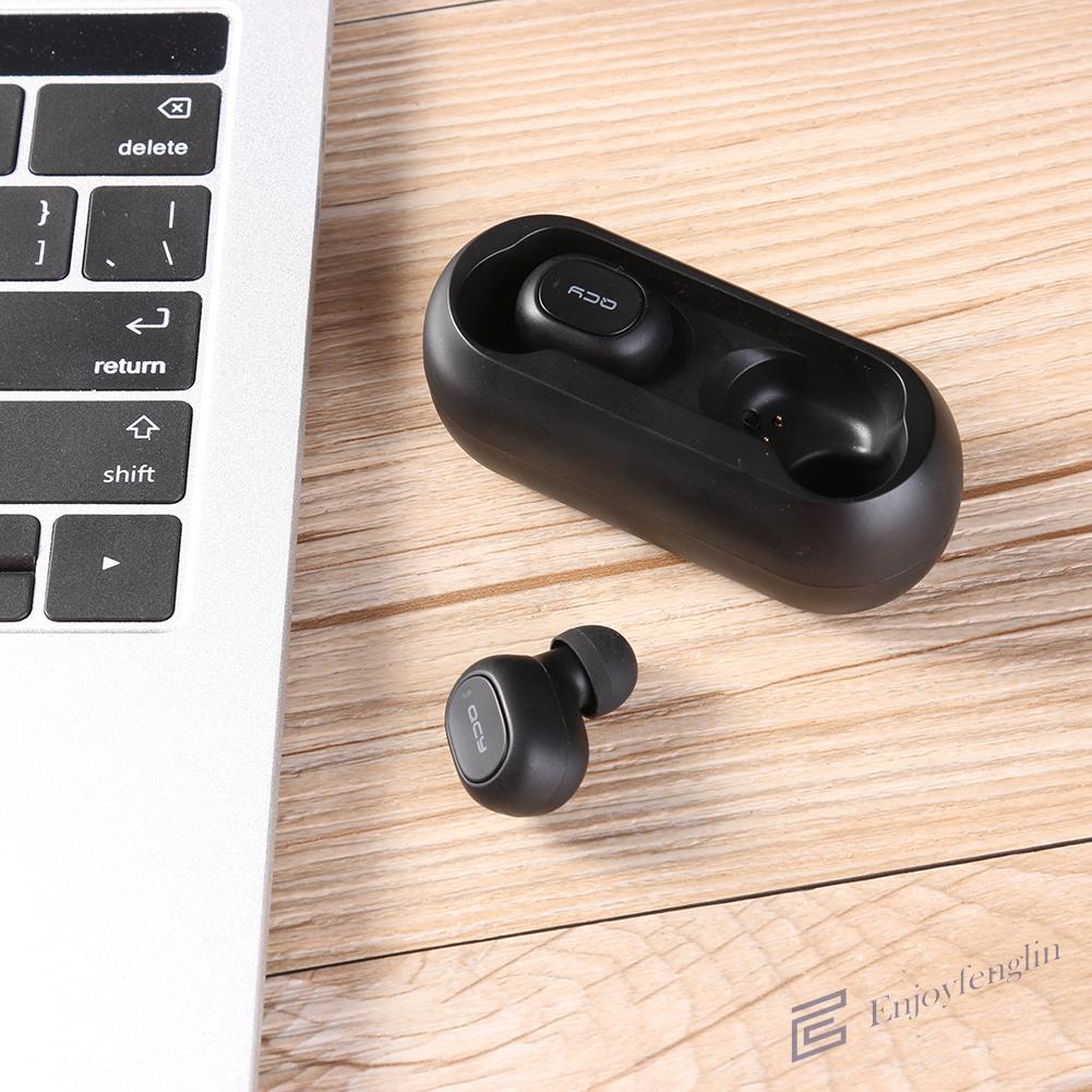 Tai Nghe Bluetooth Không Dây Mini En Qcy T1C Tws Kèm Hộp Sạc