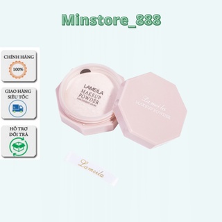 Phấn Phủ Bột Lameila Makeup Powder Vỏ Hồng Dễ Thương, Kiềm Dầu, Che Khuyết Điểm Tốt  (K10)