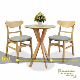 BỘ BÀN GHẾ CAFE CF005 GIÁ RẺ
