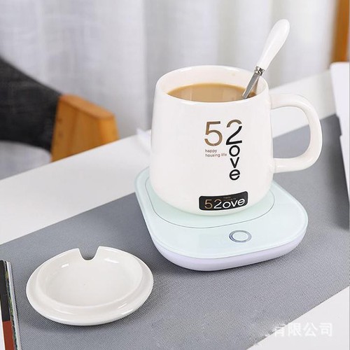 Đế Hâm Nóng Điện Tử Tặng Kèm Cốc Uống CAFE