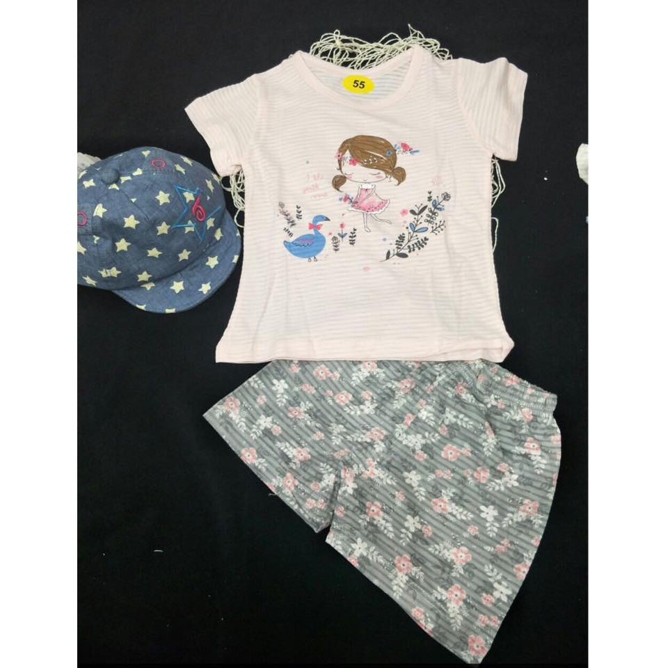 [HÀNG ĐẸP] BỘ COTTON SỢI TRE, COTTON GIẤY ,SIÊU MÁT CHO BÉ GÁI (7-20kg)