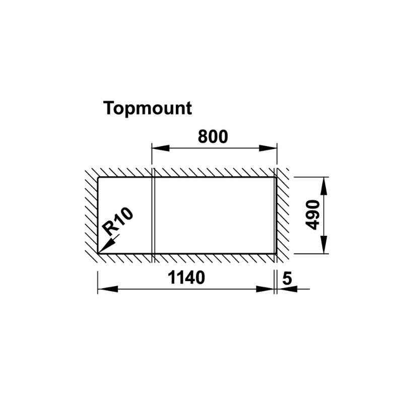 [FREESHIP HCM] Chậu Rửa Chén Đá Hafele HS20-GKD2S80 570.33.330 (Đen) - Ngang 116cm - Bảo Hành 5 Năm