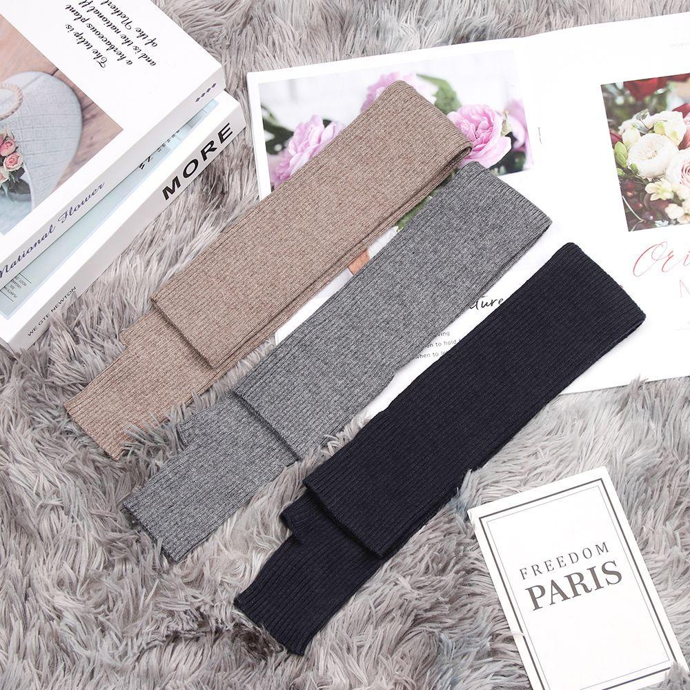 Găng Tay Hở Ngón Bằng Len Pha Cashmere Hỗn Hợp Ấm Áp Dành Cho Nữ