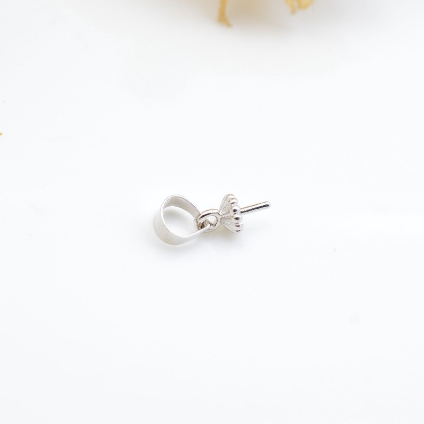 [G2B] Phụ kiện trang sức (DIY) - Gói 2 cái Kim trống treo hạt làm mặt dây chuyền mặt chuỗi