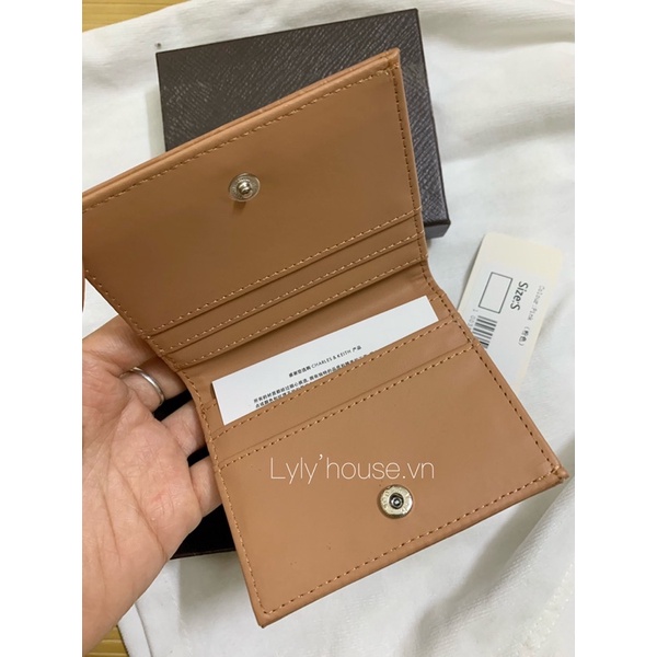 Ví CK mini da sần full box hàng xuất xịn