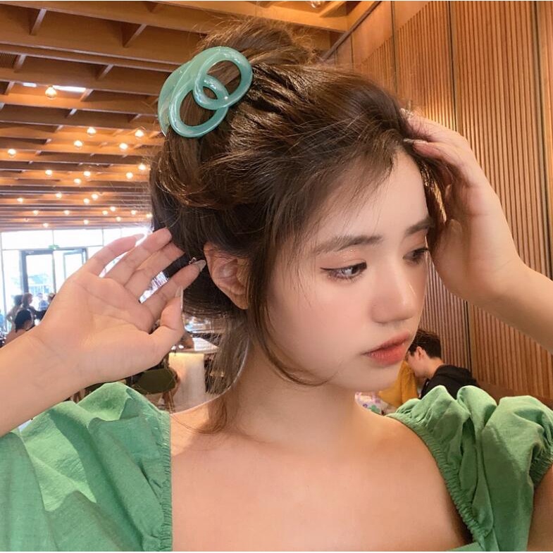 Kẹp Tóc Hình Trái Tim Nhỏ Xinh Thiết Kế Mới Thời Trang Theo Phong Cách Hàn Quốc Cho Bé Gái