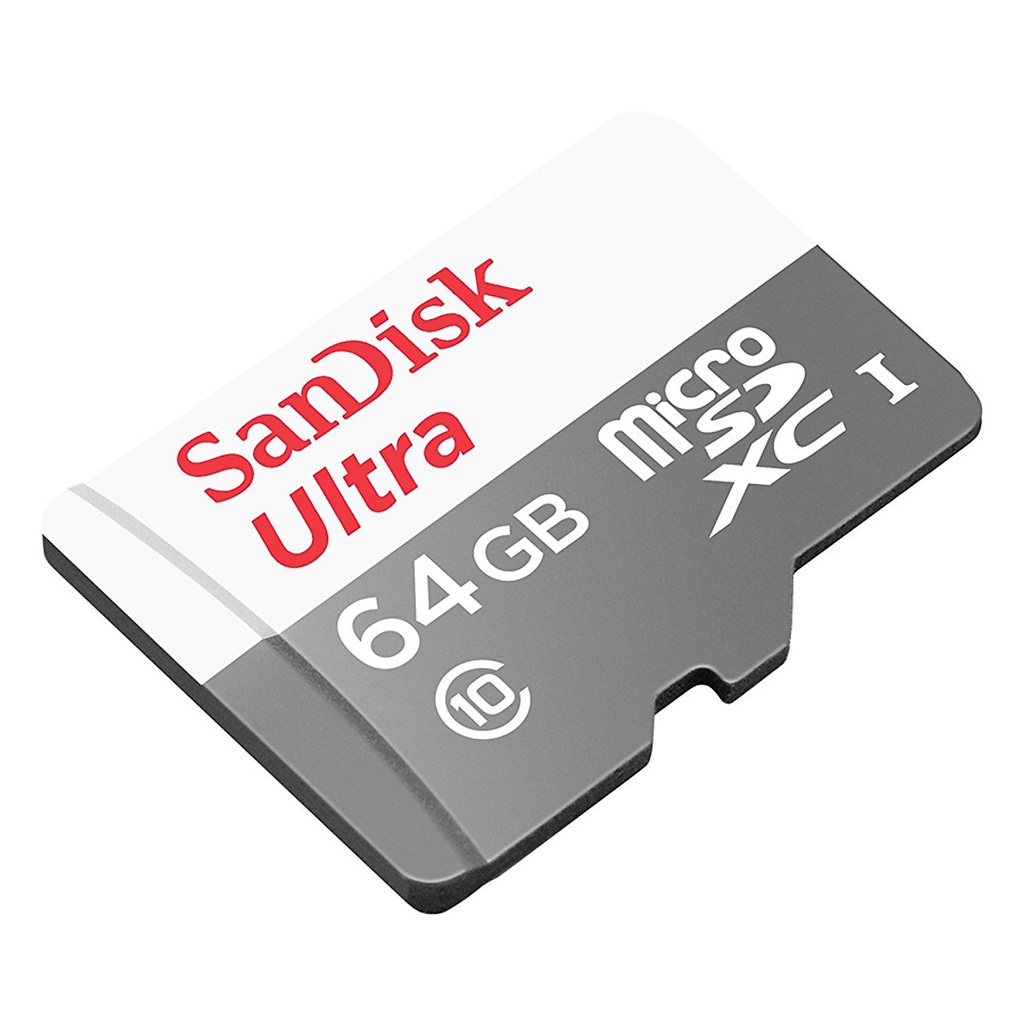 Thẻ nhớ 64GB SanDisk Ultra Micro SDXC UHS-1 100MB/s Class 10 Hàng chính hãng