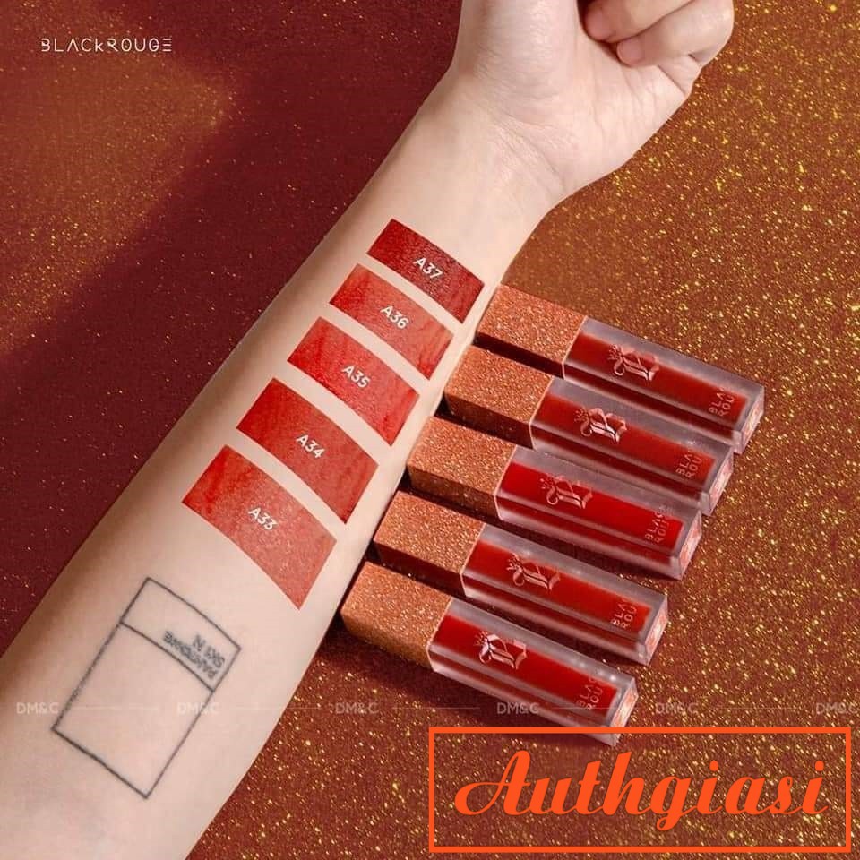 Son Kem Lì Black Rouge Ver 7 Air Fit Velvet Tint Velvet Crown lên màu chuẩn Ver7 | BigBuy360 - bigbuy360.vn