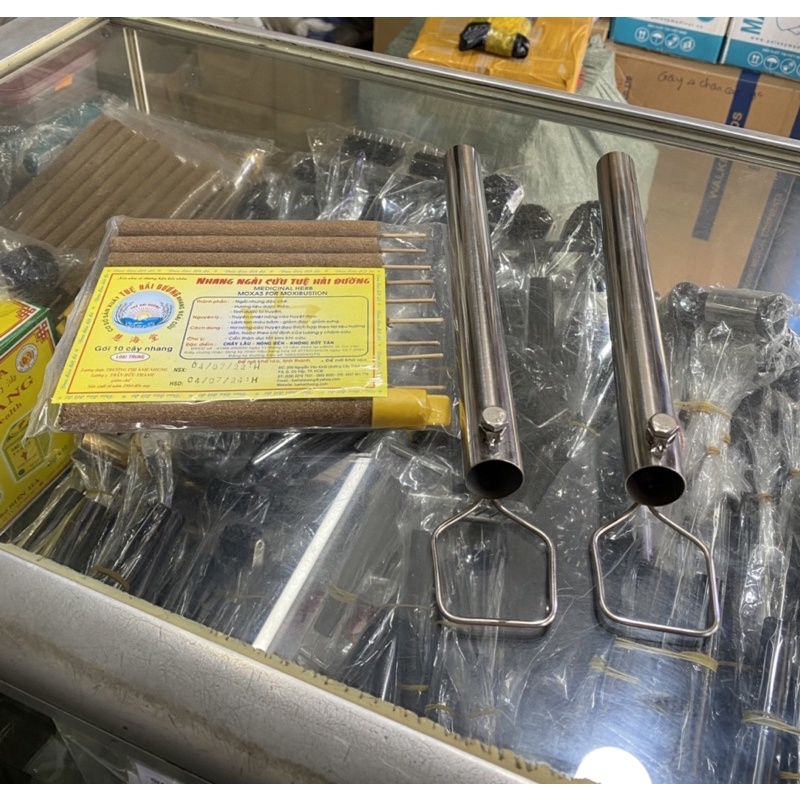 Ống hơ ngải Diện Chẩn 100% INOX