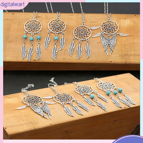 Dây chuyền hợp kim mặt dreamcatcher cá tính trẻ trung dành cho nữ