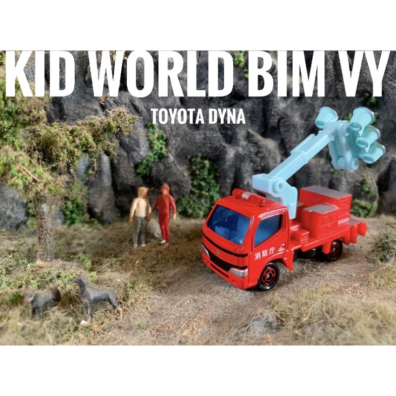 Xe mô hình Tomica Tải Toyota Dyna. MS: 908. Tỷ lệ 1:64.