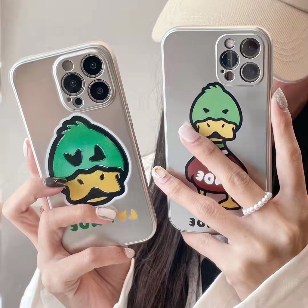 Ốp lưng hình con vịt cho iPhone 13 12 / 11 Pro Max XR