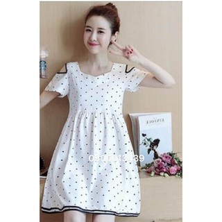 Váy bầu hở vai- hàng tự may
