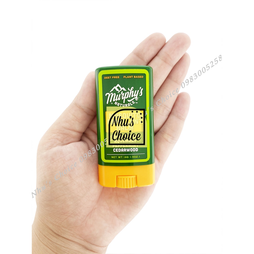 1 Cây lăn Sáp bôi Muỗi Murphy's Naturals 0.5oz - Thành phần tự nhiên, size du lịch