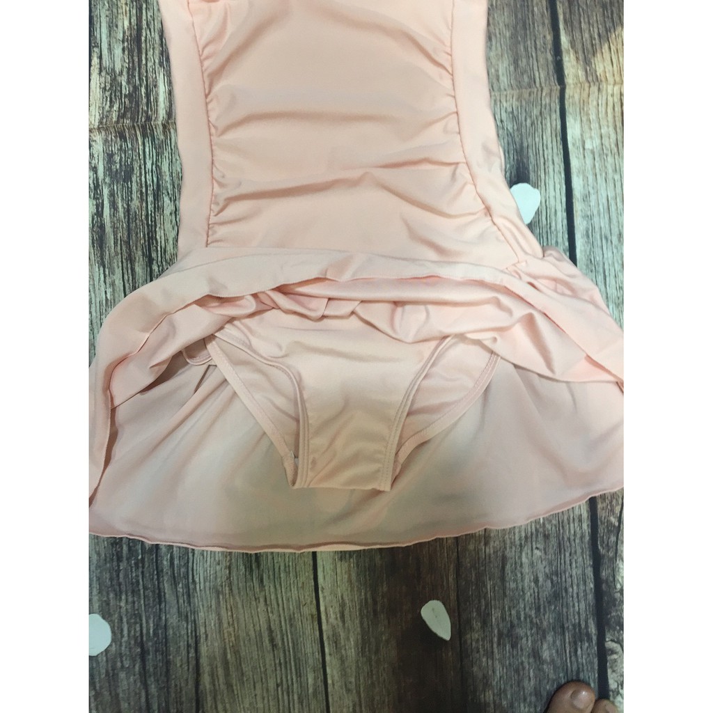 váy bơi liền thân thun lạnh 1403- màu hồng | BigBuy360 - bigbuy360.vn