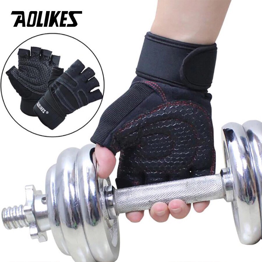 GĂNG TAY THỂ THAO, TẬP GYM AOLIKES CAO CẤP AL 109