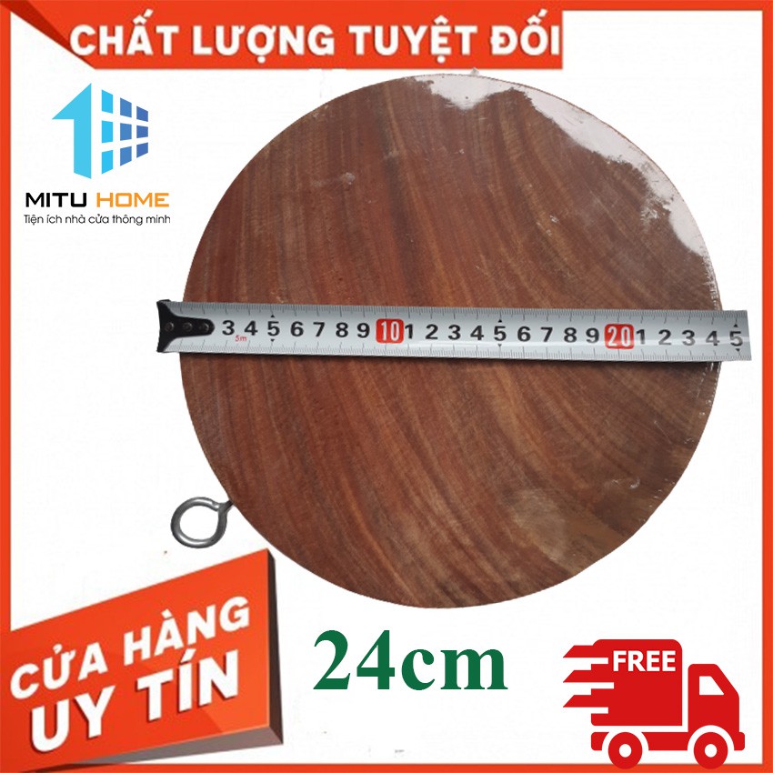 Thớt gỗ nghiến cao cấp hàng Việt Nam 24 cm - Mituhome