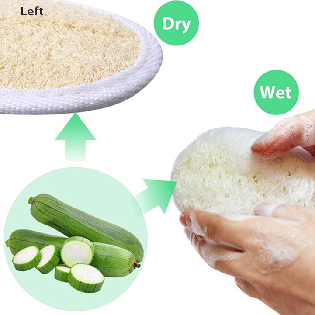 Xơ mướp tắm chà lưng bằng tẩy tế bào chết làm sạch da mặt